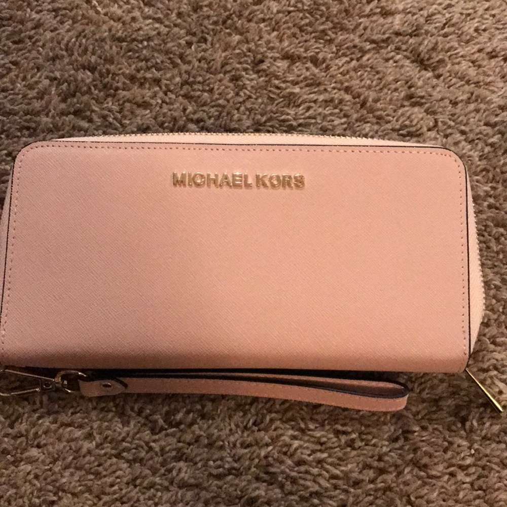 Pink Michael Kors wallet